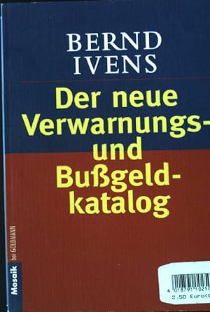 Bild des Verkufers fr Der neue Verwarnungs- und Bugeldkatalog. zum Verkauf von books4less (Versandantiquariat Petra Gros GmbH & Co. KG)