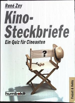 Imagen del vendedor de Kino Steckbriefe. Ein Quiz fr Cineasten. Humboldt-Taschenbuch ; 727 : Freizeit & Hobby a la venta por books4less (Versandantiquariat Petra Gros GmbH & Co. KG)