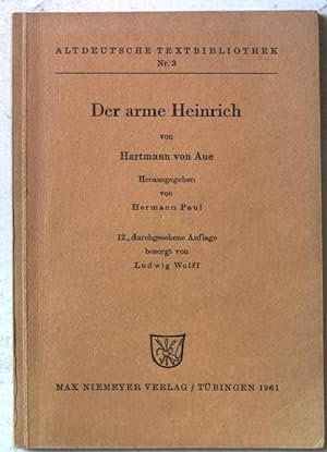 Bild des Verkäufers für Der arme Heinrich. Nr. 3 zum Verkauf von books4less (Versandantiquariat Petra Gros GmbH & Co. KG)