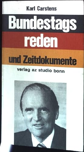 Seller image for Bundestagsreden und Zeitdokumente. for sale by books4less (Versandantiquariat Petra Gros GmbH & Co. KG)