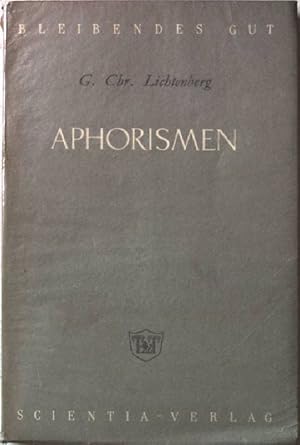 Image du vendeur pour Aphorismen, Briefe und Schriften. Nr.11 mis en vente par books4less (Versandantiquariat Petra Gros GmbH & Co. KG)