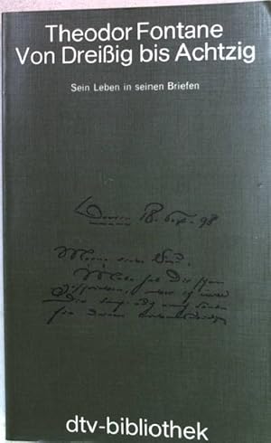 Von dreissig bis achtzig : sein Leben in seinen Briefen. Nr.6041