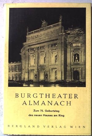 Immagine del venditore per Burgtheater-Almanach 1963/64. Zum 75.Geburtstag des neuen Hauses am Ring. venduto da books4less (Versandantiquariat Petra Gros GmbH & Co. KG)