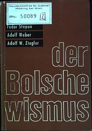 Seller image for Der Bolschewismus for sale by books4less (Versandantiquariat Petra Gros GmbH & Co. KG)