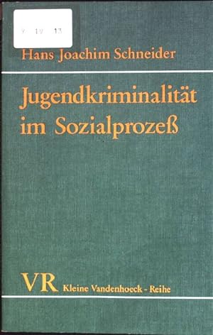 Imagen del vendedor de Jugendkriminalitt im Sozialprozess. (Nr. 1390) Kleine Vandenhoeck-Reihe a la venta por books4less (Versandantiquariat Petra Gros GmbH & Co. KG)
