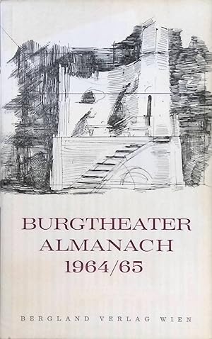 Immagine del venditore per Burgtheater-Almanach 1964/65. venduto da books4less (Versandantiquariat Petra Gros GmbH & Co. KG)