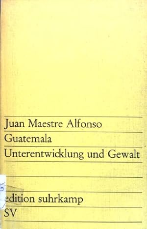 Bild des Verkufers fr Guatemala : Unterentwicklung und Gewalt (Nr. 457) zum Verkauf von books4less (Versandantiquariat Petra Gros GmbH & Co. KG)