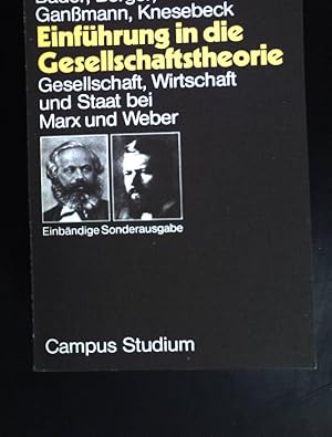 Einführung in die Gesellschaftstheorie : Gesellschaft, Wirtschaft und Staat bei Marx und Weber. (...