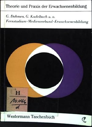 Image du vendeur pour Fernstudium-Medienverbund-Erwachsenenbildung (Nr. 71) Westermann-Taschenbuch mis en vente par books4less (Versandantiquariat Petra Gros GmbH & Co. KG)