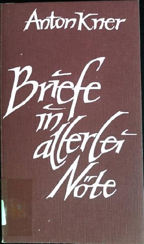 Briefe in allerlei Nöte