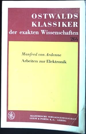 Image du vendeur pour Arbeiten zur Elektronik mis en vente par books4less (Versandantiquariat Petra Gros GmbH & Co. KG)