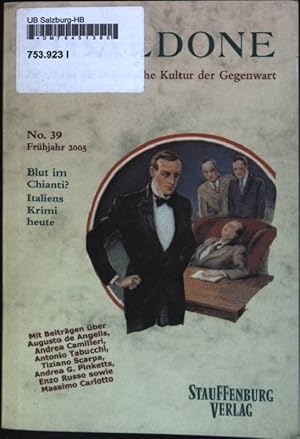 Bild des Verkufers fr Schwerpunkt: Blut im Chianti? : Italiens Krimi heute. Zibaldone ; No. 39 zum Verkauf von books4less (Versandantiquariat Petra Gros GmbH & Co. KG)