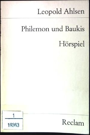 Seller image for Philemon und Baukis: Hrspiel (Nr. 8591) for sale by books4less (Versandantiquariat Petra Gros GmbH & Co. KG)