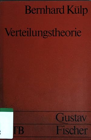 Bild des Verkufers fr Verteilungstheorie. (Nr. 308) UTB zum Verkauf von books4less (Versandantiquariat Petra Gros GmbH & Co. KG)