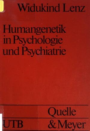Imagen del vendedor de Humangenetik in Psychologie und Psychiatrie. (Nr. 825) Uni-Taschenbcher a la venta por books4less (Versandantiquariat Petra Gros GmbH & Co. KG)