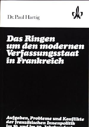 Seller image for Das Ringen um den modernen Verfassungsstaat in Frankreich (Nr. 4269) for sale by books4less (Versandantiquariat Petra Gros GmbH & Co. KG)