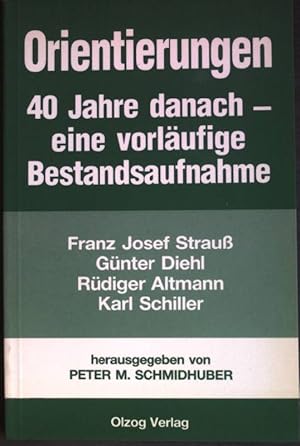 Bild des Verkufers fr Orientierungen : 40 Jahre danach - eine vorlufige Bestandsaufnahme. zum Verkauf von books4less (Versandantiquariat Petra Gros GmbH & Co. KG)