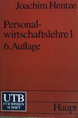 Bild des Verkufers fr Personalwirtschaftslehre, Teil 1. ( UTB ; 649) zum Verkauf von books4less (Versandantiquariat Petra Gros GmbH & Co. KG)