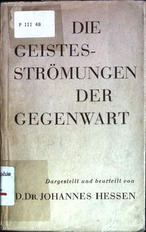 Imagen del vendedor de Die Geistesstrmungen der Gegenwart a la venta por books4less (Versandantiquariat Petra Gros GmbH & Co. KG)