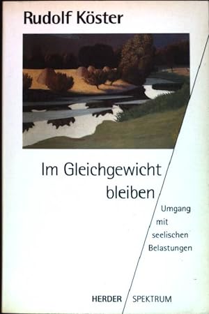 Bild des Verkufers fr Im Gleichgewicht bleiben (Nr. 4198) zum Verkauf von books4less (Versandantiquariat Petra Gros GmbH & Co. KG)