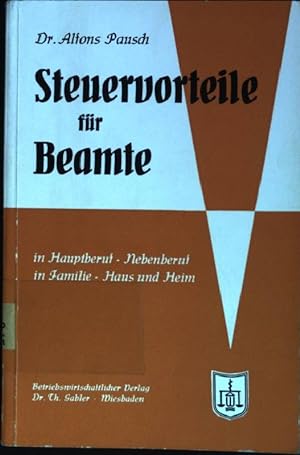 Seller image for Steuervorteile fr Beamte for sale by books4less (Versandantiquariat Petra Gros GmbH & Co. KG)