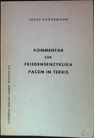 Immagine del venditore per Kommentar zur Friedensenzyklika Pacel in Terris venduto da books4less (Versandantiquariat Petra Gros GmbH & Co. KG)