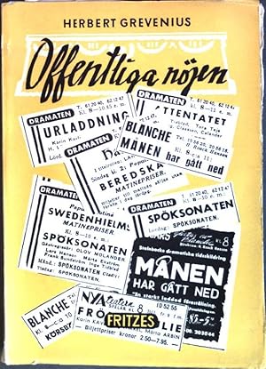 Bild des Verkufers fr Offentliga Njen: Premirer och Mellanspell 1939-1944 zum Verkauf von books4less (Versandantiquariat Petra Gros GmbH & Co. KG)
