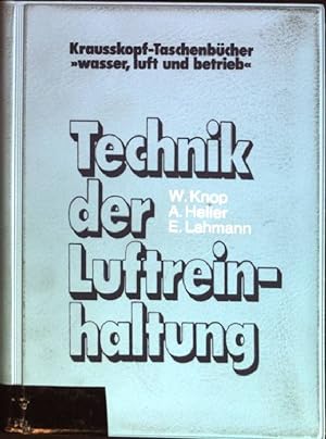 Seller image for Technik der Luftreinhaltung Wasser, Luft und Betrieb for sale by books4less (Versandantiquariat Petra Gros GmbH & Co. KG)