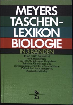 Bild des Verkufers fr Meyers Taschenlexikon Biologie; Bd. 3: Re - Z zum Verkauf von books4less (Versandantiquariat Petra Gros GmbH & Co. KG)
