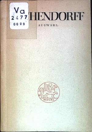 Imagen del vendedor de Aus dem Leben eines Taugenichts; in: Eichendorf: Auswahl a la venta por books4less (Versandantiquariat Petra Gros GmbH & Co. KG)