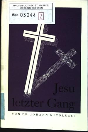 Seller image for Jesu letzter Gang for sale by books4less (Versandantiquariat Petra Gros GmbH & Co. KG)