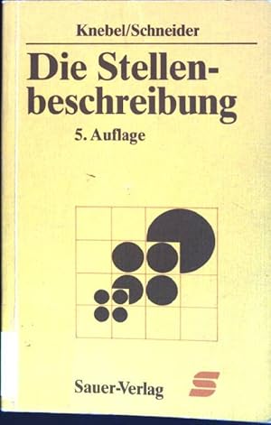 Seller image for Die Stellenbeschreibung : Mit Speziallexikon Taschenbcher fr die Wirtschaft ; Bd. 30 for sale by books4less (Versandantiquariat Petra Gros GmbH & Co. KG)