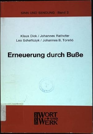 Bild des Verkufers fr Erneuerung durch Bue. zum Verkauf von books4less (Versandantiquariat Petra Gros GmbH & Co. KG)