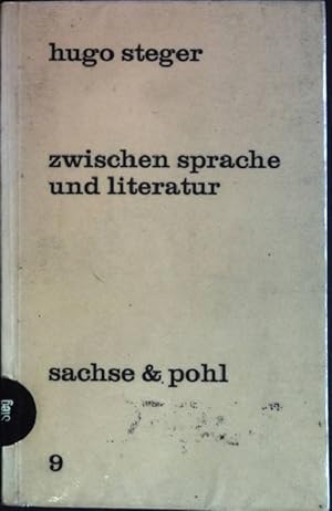 Seller image for Zwischen Sprache und Literatur: Drei Reden Schriften zur Literatur; 9 for sale by books4less (Versandantiquariat Petra Gros GmbH & Co. KG)