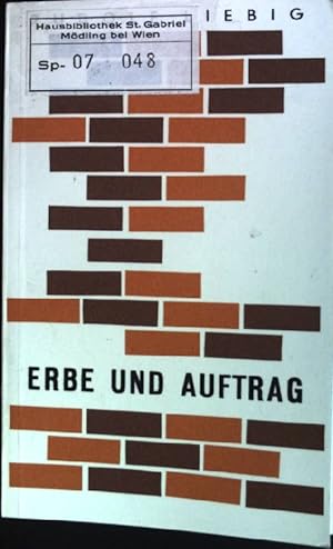 Bild des Verkufers fr Erbe und Auftrag zum Verkauf von books4less (Versandantiquariat Petra Gros GmbH & Co. KG)