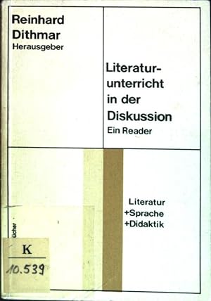 Seller image for Literaturunterricht in der Diskussion. (Nr. S 6) Literatur u. Sprache u. Didaktik for sale by books4less (Versandantiquariat Petra Gros GmbH & Co. KG)