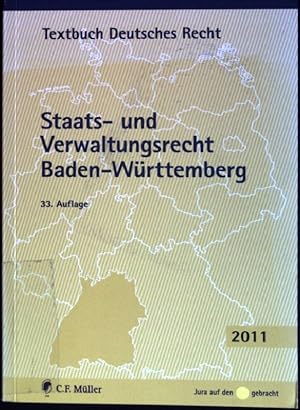 Seller image for Staats- und Verwaltungsrecht Baden-Wrttemberg. Textbuch deutsches Recht; Jura auf den Punkt gebracht for sale by books4less (Versandantiquariat Petra Gros GmbH & Co. KG)