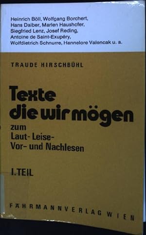 Imagen del vendedor de Texte, die wir mgen; Teil 1. Jugend pastoral ; Bd. 2 a la venta por books4less (Versandantiquariat Petra Gros GmbH & Co. KG)