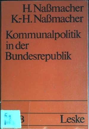 Seller image for Kommunalpolitik in der Bundesrepublik : Mglichkeiten und Grenzen. (Nr. 877) Uni-Taschenbcher for sale by books4less (Versandantiquariat Petra Gros GmbH & Co. KG)