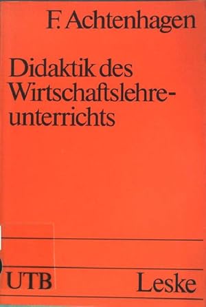 Seller image for Didaktik des Wirtschaftslehreunterrichts. (Nr. 1300) UTB for sale by books4less (Versandantiquariat Petra Gros GmbH & Co. KG)