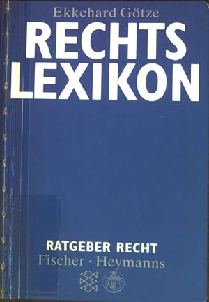 Immagine del venditore per Rechtslexikon. (Nr. 13204) Ratgeber Recht venduto da books4less (Versandantiquariat Petra Gros GmbH & Co. KG)