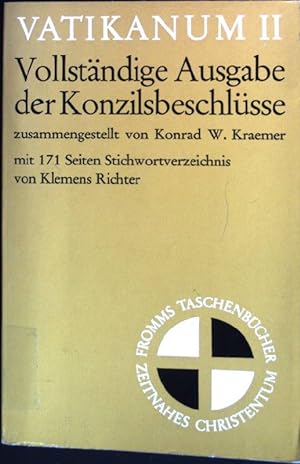 Bild des Verkufers fr Vatikanum II: Vollstndige Ausgabe der Konzilsbeschlsse zum Verkauf von books4less (Versandantiquariat Petra Gros GmbH & Co. KG)