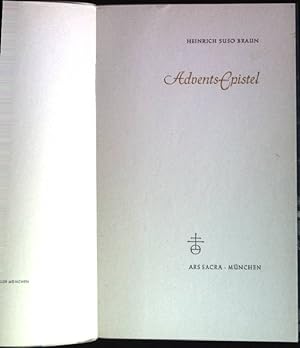 Imagen del vendedor de Advents-Epistel a la venta por books4less (Versandantiquariat Petra Gros GmbH & Co. KG)