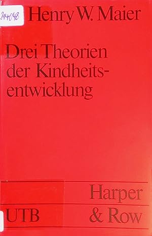 Image du vendeur pour Drei Theorien der Kindheitsentwicklung (Nr. 1234) UTB mis en vente par books4less (Versandantiquariat Petra Gros GmbH & Co. KG)