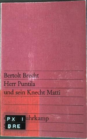 Bild des Verkufers fr Herr Puntila und sein Knecht Matti (Nr. 105) zum Verkauf von books4less (Versandantiquariat Petra Gros GmbH & Co. KG)