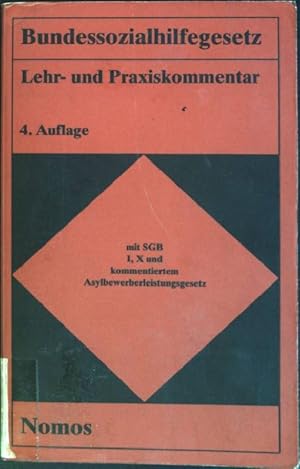 Bild des Verkufers fr Bundessozialhilfegesetz : Lehr- und Praxiskommentar zum Verkauf von books4less (Versandantiquariat Petra Gros GmbH & Co. KG)