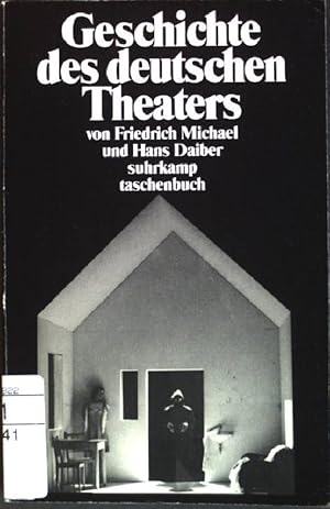 Bild des Verkufers fr Geschichte des deutschen Theaters. (Nr. 1665) Suhrkamp-Taschenbuch zum Verkauf von books4less (Versandantiquariat Petra Gros GmbH & Co. KG)