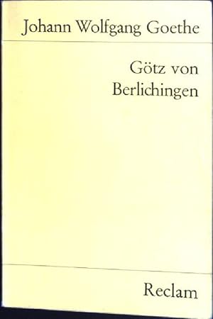 Bild des Verkufers fr Gtz von Berlichingen mit eiserner Hand: Ein Schauspiel. Universal-Bibliothek - Nr. 71. zum Verkauf von books4less (Versandantiquariat Petra Gros GmbH & Co. KG)