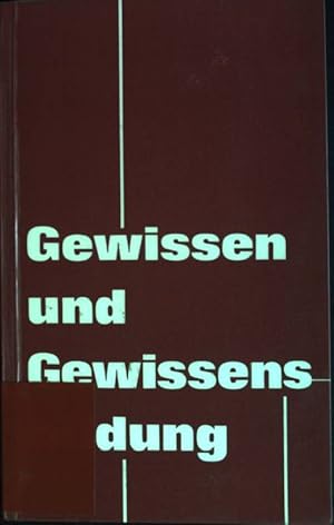 Imagen del vendedor de Gewissen und Gewissensbildung a la venta por books4less (Versandantiquariat Petra Gros GmbH & Co. KG)