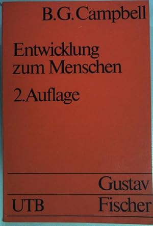 Bild des Verkufers fr Entwicklung zum Menschen : seine phys. wie seine Verhaltensanpassungen. (UTB ; 170) zum Verkauf von books4less (Versandantiquariat Petra Gros GmbH & Co. KG)